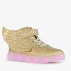Blue Box hoge meisjes sneakers met lichtjes goud maat 25, Verzenden, Nieuw