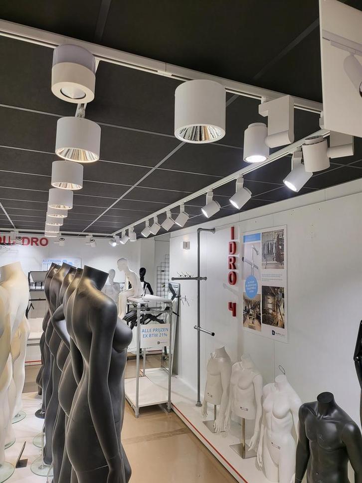 gebruikte verlichting led 25 euro per stuk!!! 3 fase rail, Zakelijke goederen, Kantoor en Winkelinrichting | Winkel en Inventaris