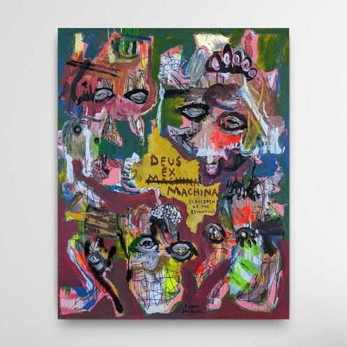 Ruben Nicholas (Kill The Sofa) - Deus Ex Machina, Antiek en Kunst, Kunst | Schilderijen | Modern