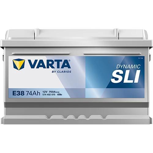 Varta Auto accu 12 volt 74 Ah SLI Dynamic type E38, Auto-onderdelen, Accu's en Toebehoren, Nieuw, Ophalen of Verzenden