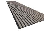 Akoestisch wandpaneel Bamboe Grijs 2700x605x18mm, Nieuw, Minder dan 4 cm