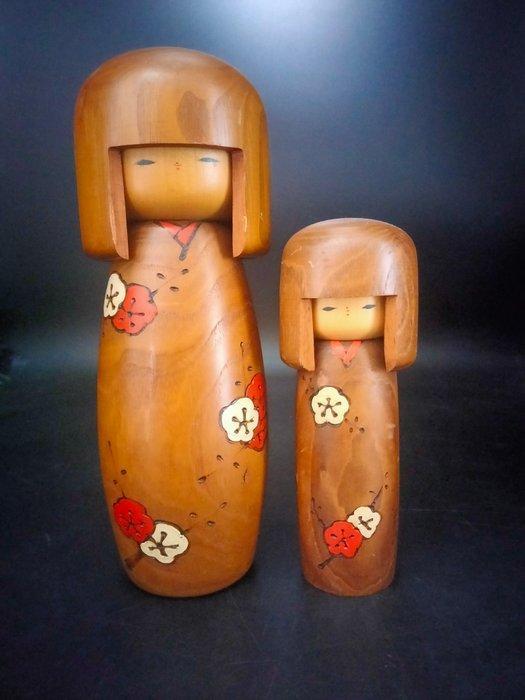Okamoto Usaburo - Beeldje, Prachtige Vintage set Sosaku, Antiek en Kunst, Curiosa en Brocante