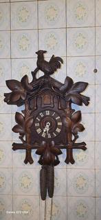 Koekoeksklok - Art Deco hout, ijzer ,messing - 1930-1940 -, Antiek en Kunst, Antiek | Klokken