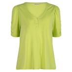 -30% Esqualo  Esqualo T-shirt hs23-30235 puff sleeve lime  m, Kleding | Dames, Verzenden, Nieuw, Groen