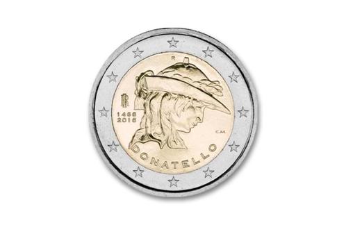 2 euro 550 jaar Overlijden van Donatello 2016 - Italië, Postzegels en Munten, Munten | Europa | Euromunten, Verzenden