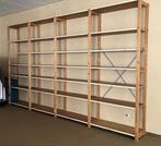 Bruynzeel houten magazijn stelling - gebruikt - 4 meter, Ophalen