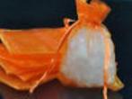 Giftbag organza Oranje 9*13 cm. Giftbag organza Oranje, Nieuw, Ophalen of Verzenden