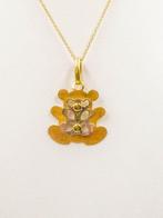 Ketting met hanger - 18 karaat Geel goud, Witgoud