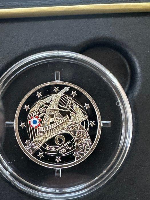Frankrijk. 2 Euro 2024 La Tour Eiffel Danse Proof (Zonder, Postzegels en Munten, Munten | Europa | Euromunten