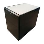 Gispen Ladeblok, 60×42×58cm, Zwart met Lichtgrijs Blad,, Huis en Inrichting, Kasten | Ladekasten, Ophalen of Verzenden, Gebruikt