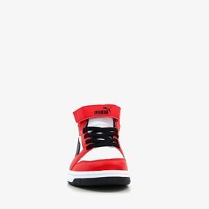 Puma Rebound V6 Mid jongens sneakers rood zwart maat 30