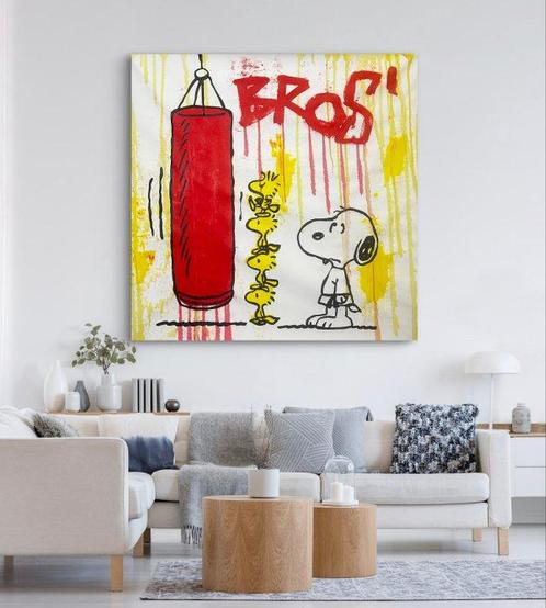 Freda People (1988-1990) - Snoopy, Antiek en Kunst, Kunst | Schilderijen | Modern