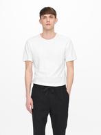 SALE -19% | ONLY & SONS Shirt Benne wit | OP=OP, Kleding | Heren, T-shirts, Nieuw, Verzenden