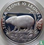 Sierra Leone 10 leones 1987 (PROOF) 25th anniversary of..., Postzegels en Munten, Verzenden, Overige landen, Losse munt, Goud