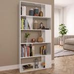 vidaXL Boekenkast/kamerscherm 80x24x159 cm hoogglans wit, Huis en Inrichting, Kasten | Boekenkasten, Verzenden, Nieuw, 50 tot 100 cm
