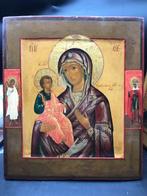 Icoon - Moeder Gods met Drie Handen - Hout