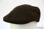 flatcap Platte pet Hawkins vissengraat bruin 57, 58, 59, 60, Kleding | Heren, Hoeden en Petten, Ophalen of Verzenden, Nieuw, Hawkins