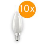 10 stuks Ledvance filament LED kaarslamp E14 4.8W 470lm 2..., Nieuw, Ophalen of Verzenden