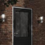 vidaXL Buitenwandlamp met sensor roestvrij staal, Verzenden, Nieuw, Rvs, Wandlamp