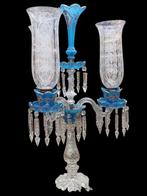 Tafellamp - Boheemse glas, Antiek en Kunst