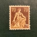 Zwitserland 1908 - 70 cent Helvetia met goede centrage en, Gestempeld