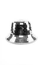 Buckethat Spiegeltjes Zilver Disco Vissershoed Discobol Hoed, Ophalen of Verzenden, Nieuw, Feestartikel, Carnaval