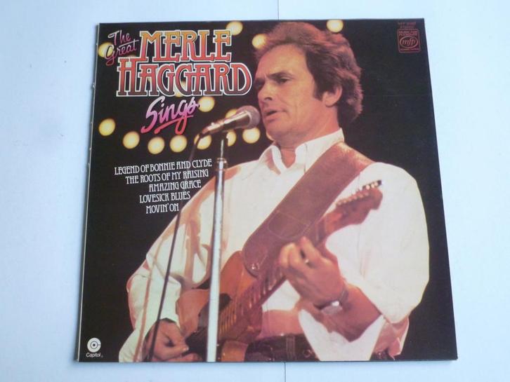 Merle Haggard - The Great Merle Haggard sings (LP) EMI, Cd's en Dvd's, Vinyl | Pop, Zo goed als nieuw, Verzenden