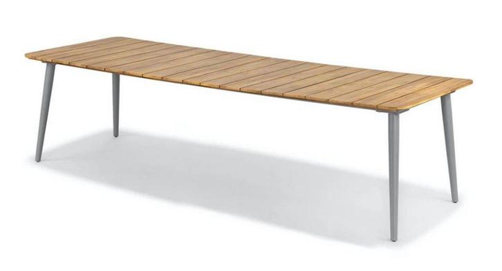 Dining Tuintafel Reims 280x100 cm Acaciahout Grijs The, Tuin en Terras, Tuintafels, Verzenden