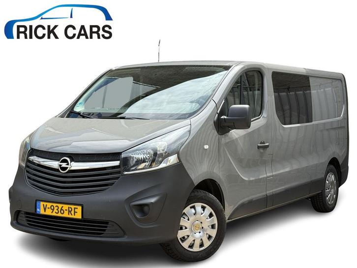 Opel Vivaro 1.6 CDTI L2H1 DC Edition 6 persoons, Auto's, Bestelauto's, Onderhoudsboekje, Lease, Zwart, Handgeschakeld, Overige kleuren
