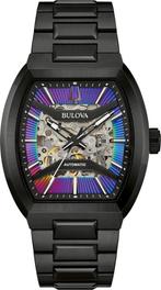 Bulova 98A320 Performance Maquina automatisch horloge, Overige merken, Staal, Staal, Verzenden