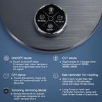 Bureaulamp - Tafellamp - Tafellamp slaapkamer - Zwart - Aigo, Verzenden, Zo goed als nieuw