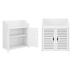 Badkamerkast Trosa opbergkast HKC 72x60x32 cm wit, Verzenden, Nieuw