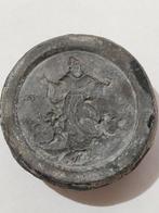 Antieke zeldzame stempel voor lakrubber Vescovale - Lood -