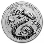 Platina Perth Mint Dragon 1 oz 2019, Losse munt, Verzenden