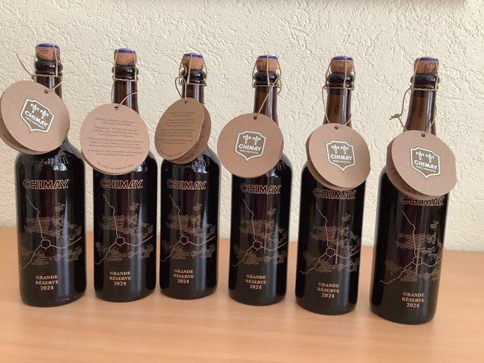 Chimay - Grote Reserve 2024 - 75cl - 6 flessen, Verzamelen, Wijnen