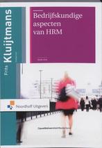 Bedrijfskundige aspecten van HRM - Frits Kluijtmans - 978900, Nieuw, Verzenden