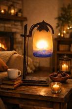 Lamp - Smeedijzer - Lamp Art Déco 1925–1935, Antiek en Kunst