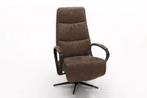 Relaxfauteuil Hitzum - relaxfauteuils - Bruin, Huis en Inrichting, Nieuw, Bruin, Stof
