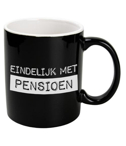 Mok Pensioen 8cm, Huis en Inrichting, Keuken | Servies, Nieuw, Verzenden