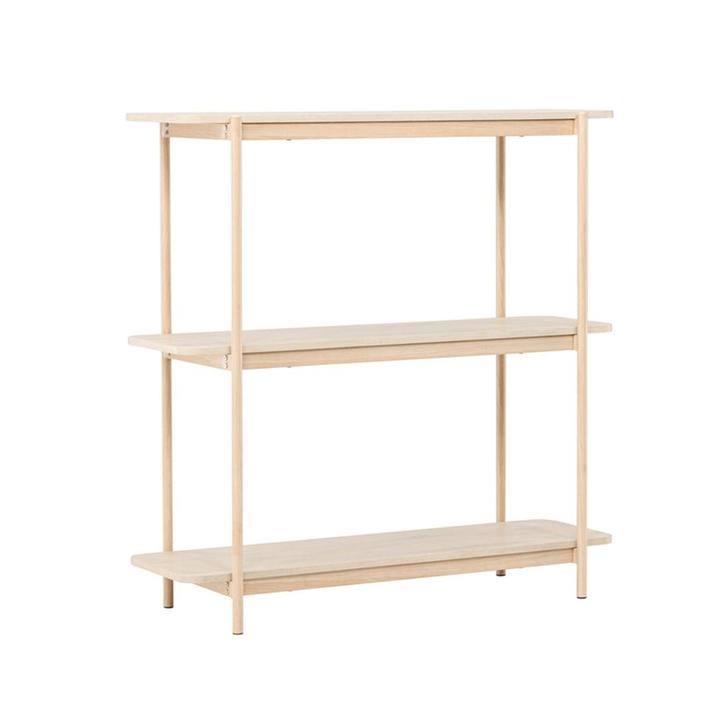 *WOONWINKEL* Openkast Met Drie Planken Whitewash, Huis en Inrichting, Kasten | Boekenkasten, Nieuw, Verzenden