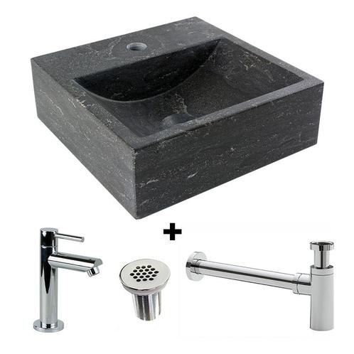 Hardsteen fontein Saniflex Square, Doe-het-zelf en Verbouw, Sanitair, Nieuw, Verzenden