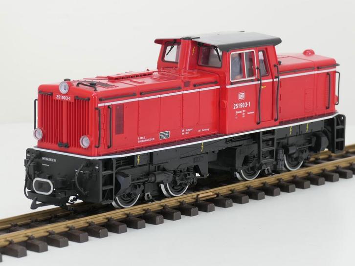LGB 21510 DB Diesellok 251903-1 (Diesellocomotieven), Hobby en Vrije tijd, Modeltreinen | Overige schalen, Overige typen, Zo goed als nieuw