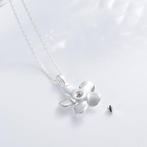 Asbedel of Ashanger prachtige Bloem zilver 925, Ophalen of Verzenden, Zilver, Hanger