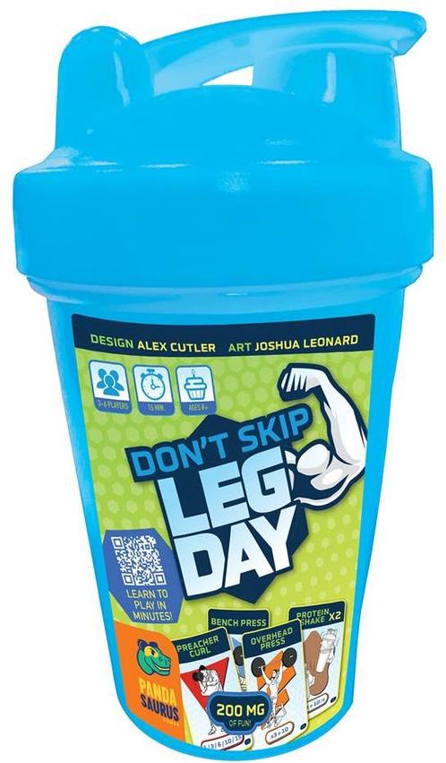Dont Skip Leg Day | Pandasaurus Games - Gezelschapsspellen, Hobby en Vrije tijd, Gezelschapsspellen | Bordspellen, Nieuw, Verzenden