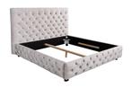 Bed Paris 160x200cm champagne fluweel/ 43106