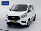 Ford Transit Custom 340 2.0 TDCI L2H1 170pk Dubbele Cabine L, Stof, Gebruikt, Euro 6, Wit
