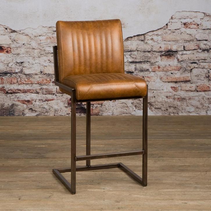 *WOONWINKEL* Tower Living Ferro Industriële Barstoel Lichtbr, Huis en Inrichting, Barkrukken, Nieuw, Verzenden