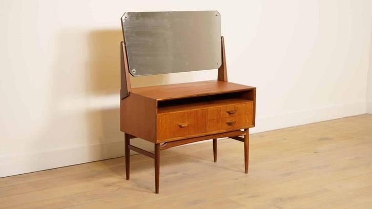 Vintage kaptafel | Deens design | Teak, Huis en Inrichting, Tafels | Kaptafels, Ophalen of Verzenden