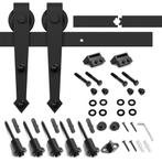 Rails voor schuifdeur | Schuifdeursysteem | Beslagset 200cm, Doe-het-zelf en Verbouw, Kozijnen en Schuifpuien, Minder dan 75 cm