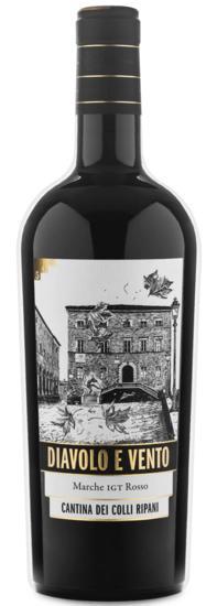 Colli Ripani Marche Rosso Diavolo & Vento, Verzamelen, Wijnen, Verzenden